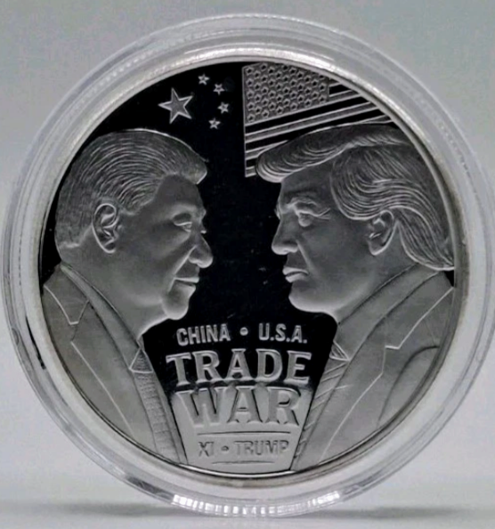 2 oz .999 Silver Trump Trade Wars limited edition #/500
